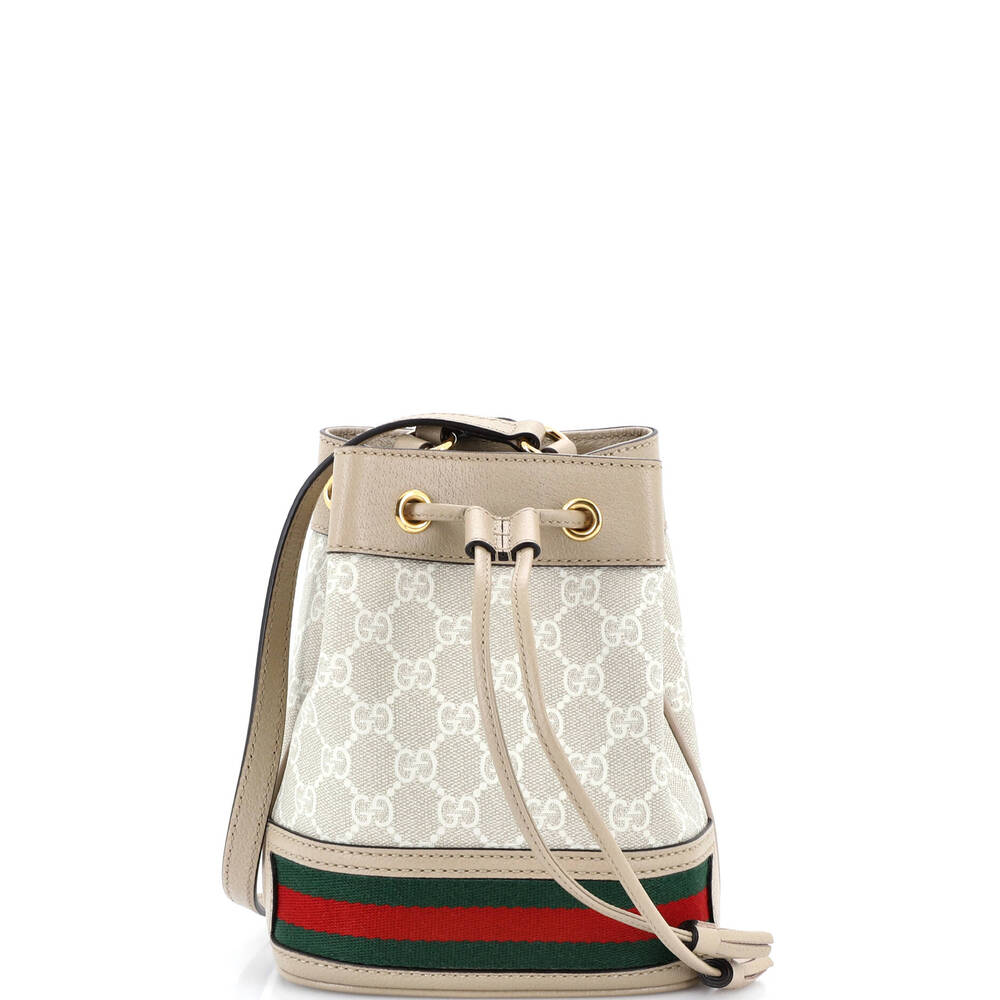 Gucci Ophidia Bucket Bag Gg Coated #252803G10B - Picture 1 of 8